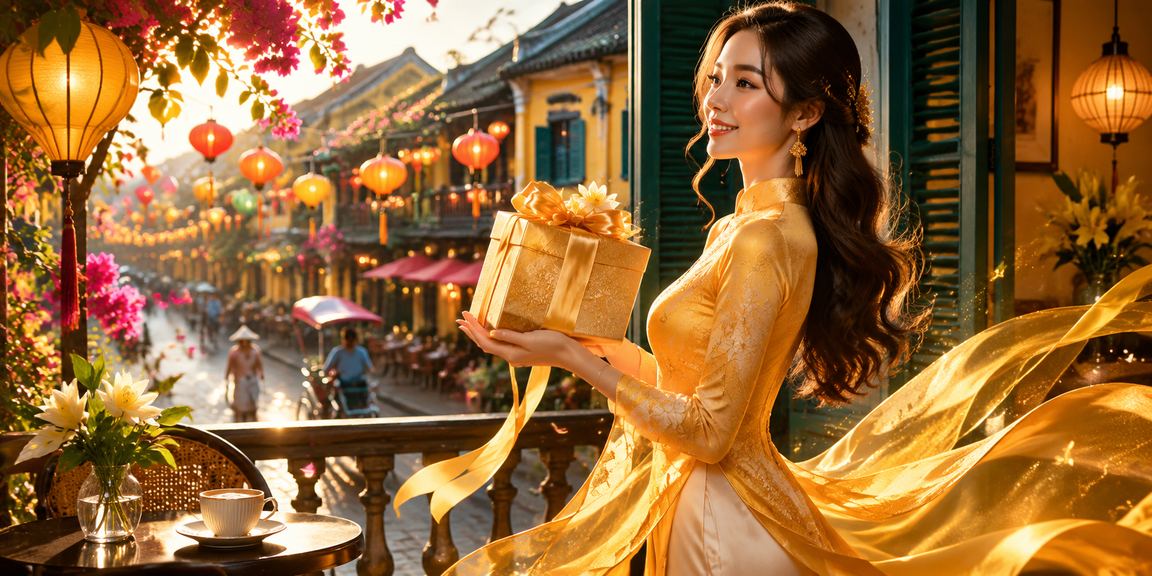 Chương trình khuyến mãi VIP tại Hà Nội với bộ áo dài truyền thống